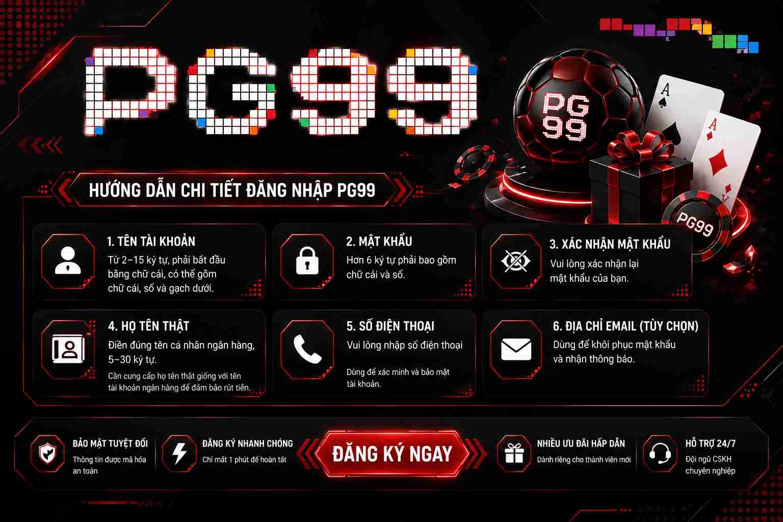 Hướng dẫn đăng nhập PG99 trên điện thoại và máy tính đơn giản